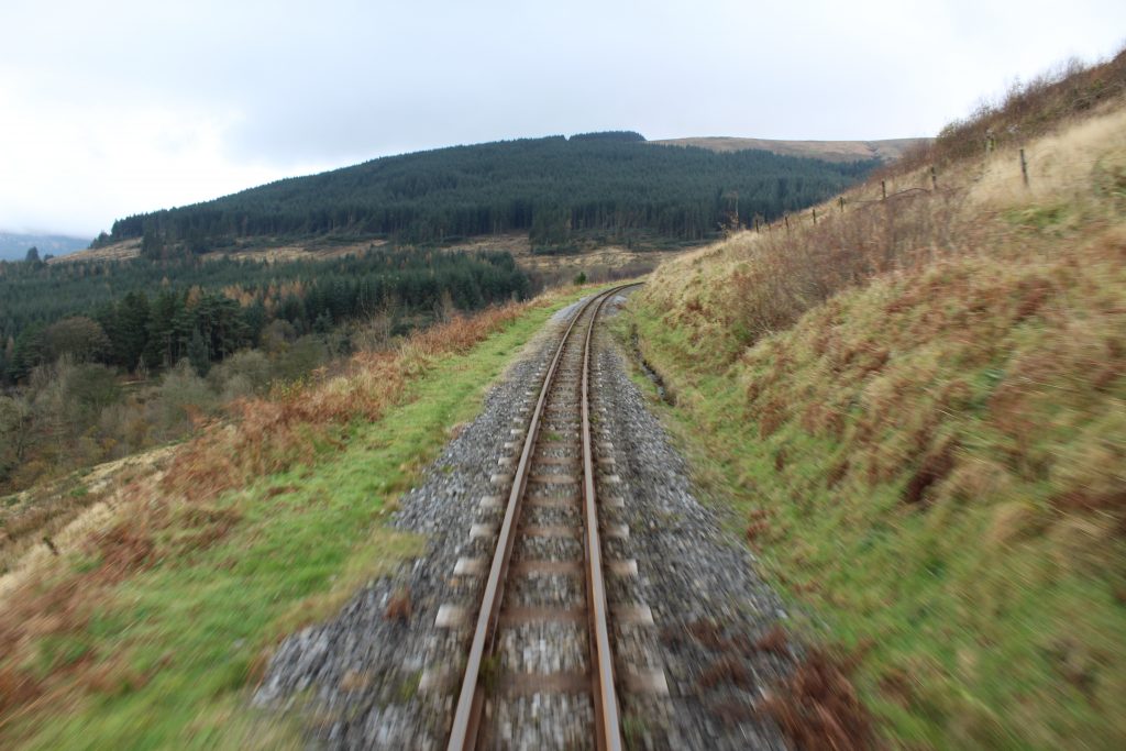 Railway line in countryside